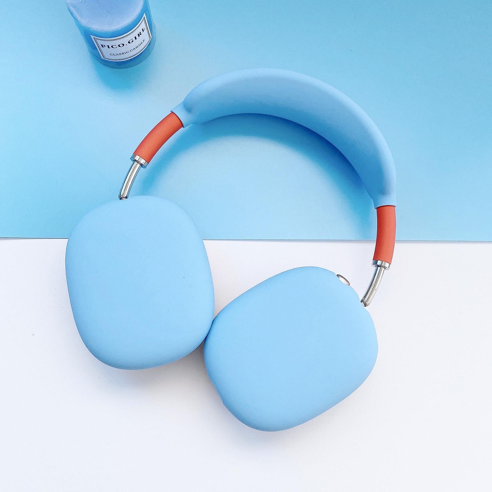 Silicone Case Ear Cups Cover for Airpods Max Headset Accessories Blue