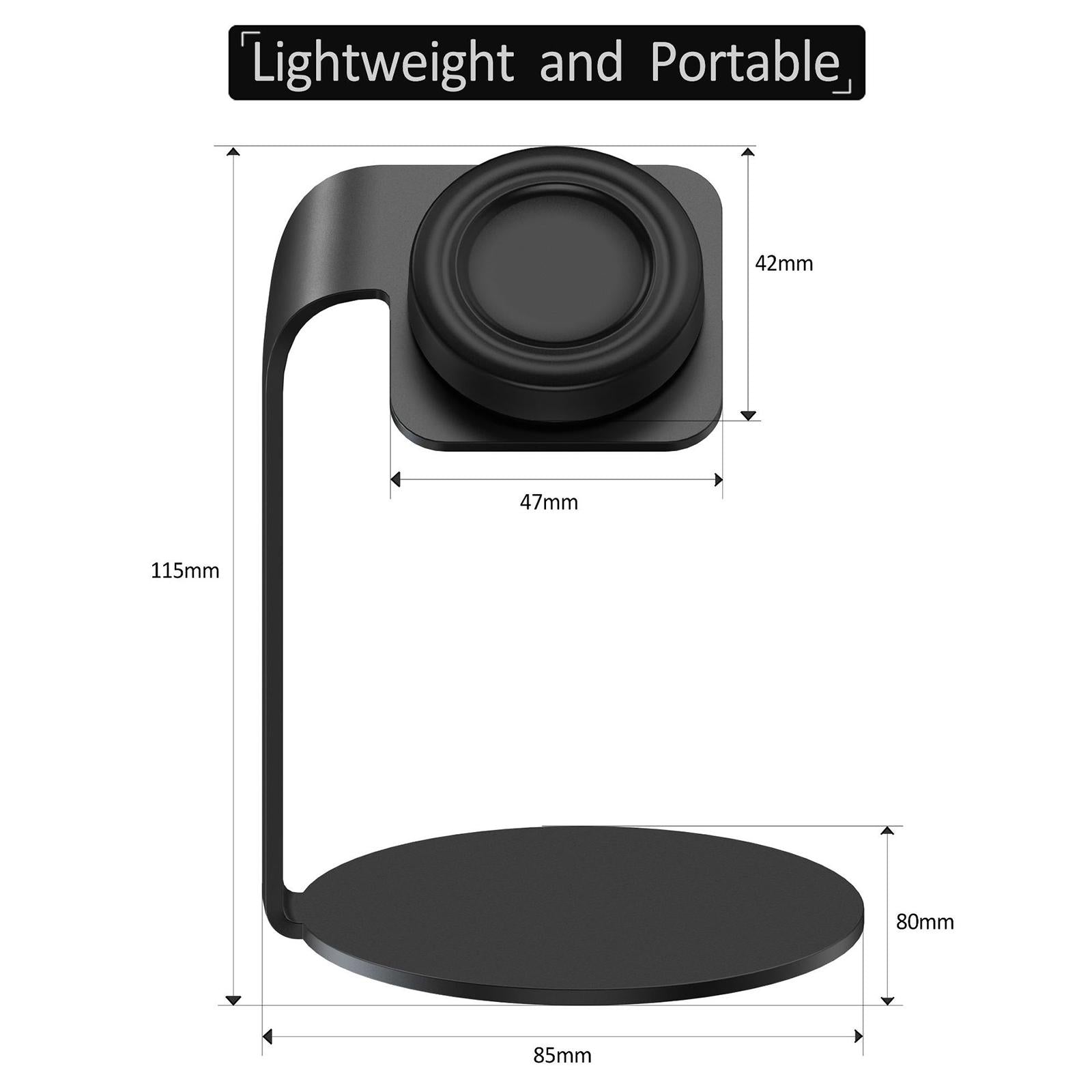 Wireless Charger Wireless Charging Station for series 6 for series 3 Silver