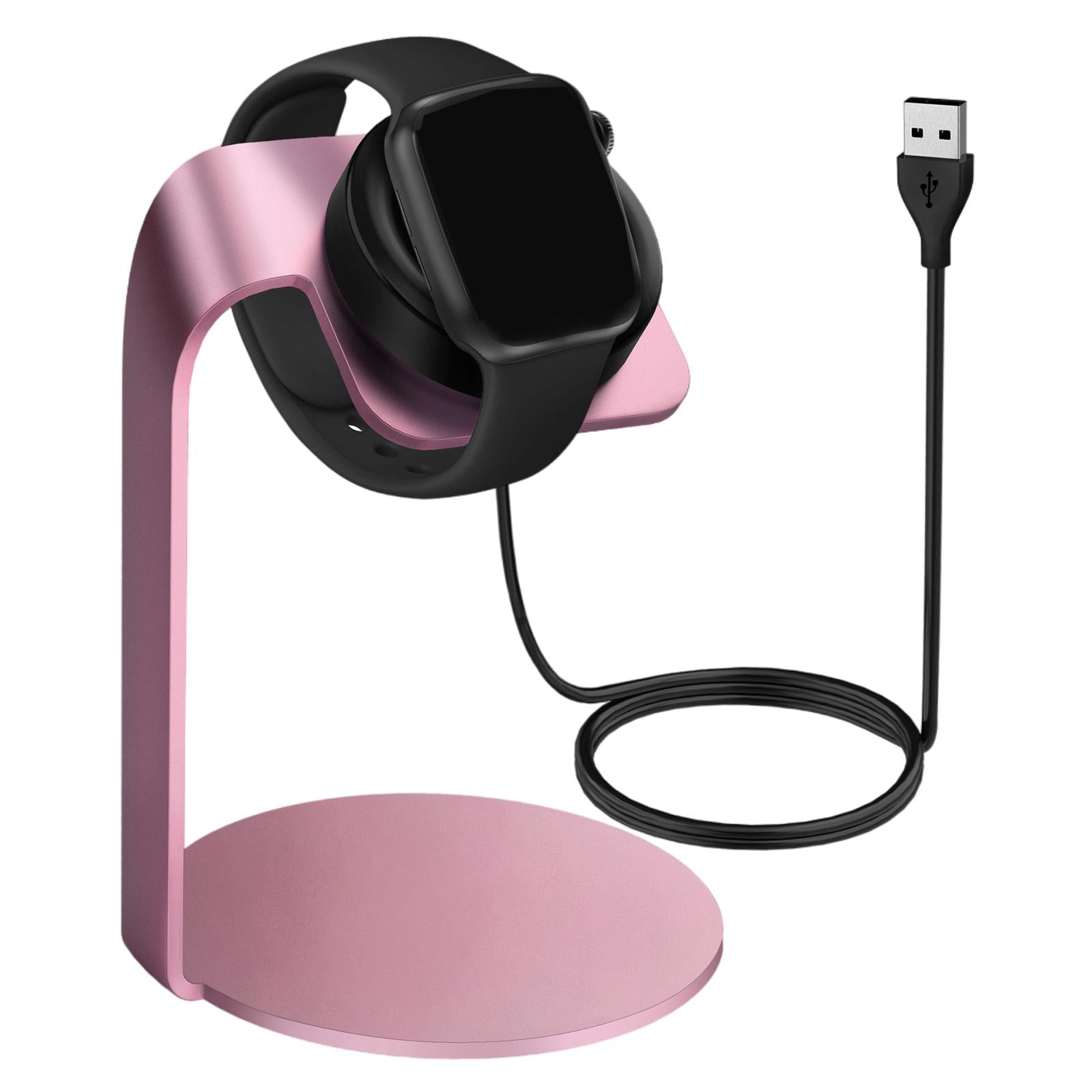 Wireless Charger Wireless Charging Station for series 6 for series 3 Pink