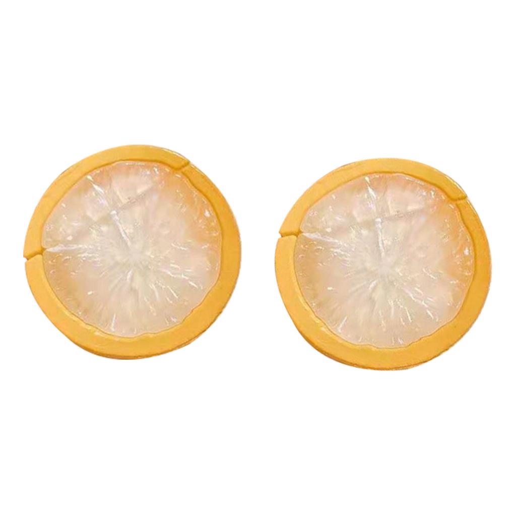 Kawaii Lemon Wireless Headset Charger Case Carrying Pouch for 1 2 earphone