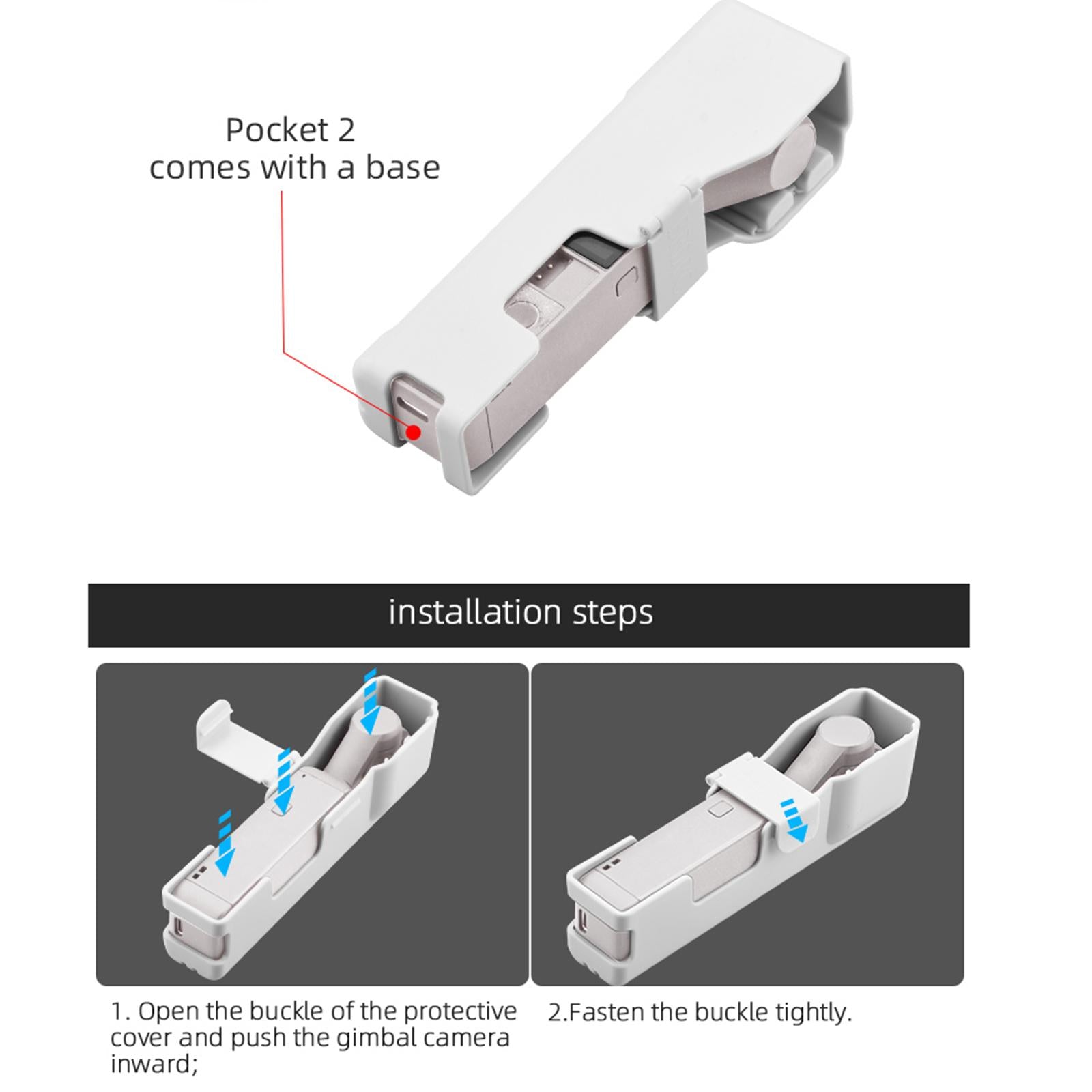 Storage Box Protective Case Protection Cover Supplies for DJI Osmo Pocket 2