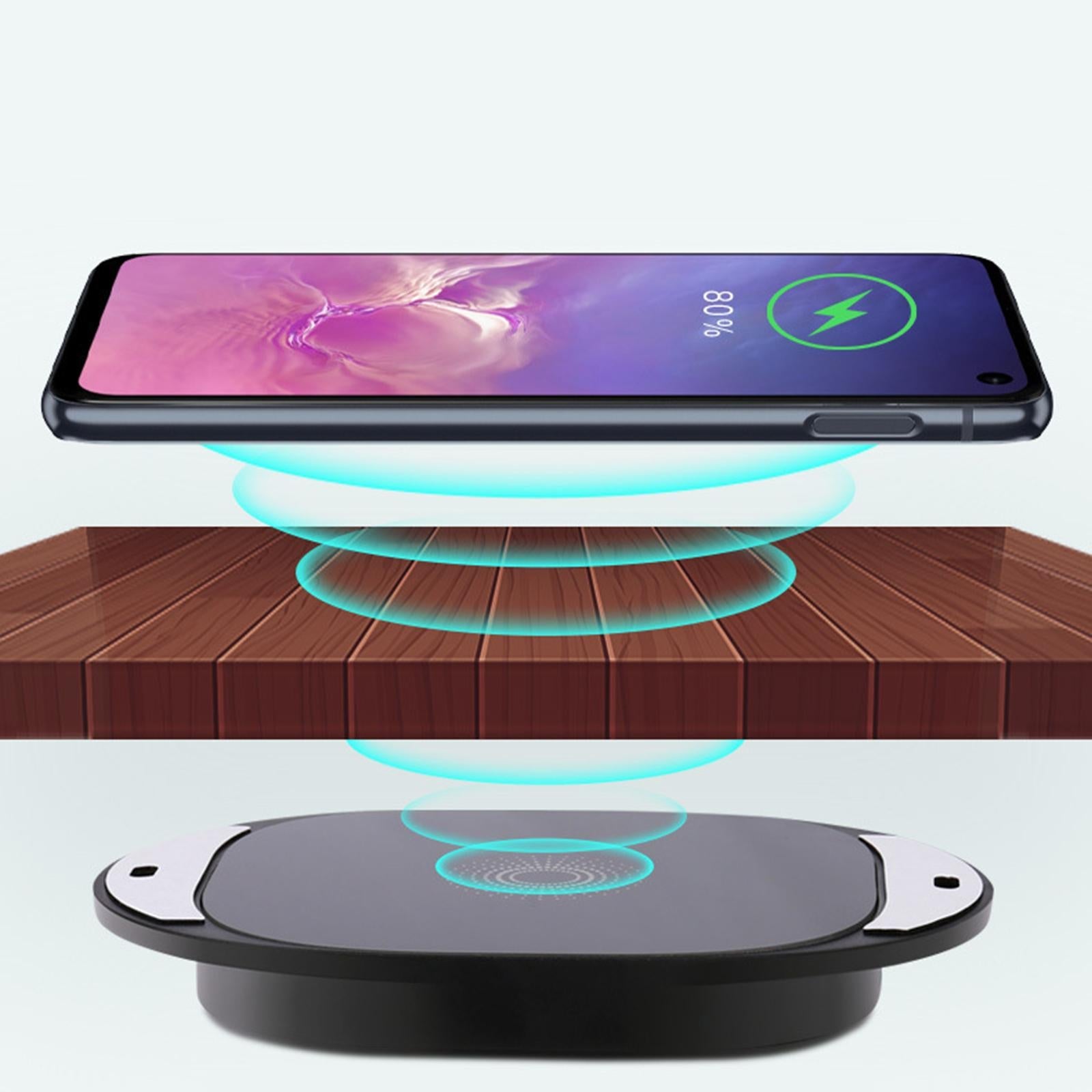 Wireless Charger Space Charging Qi Desktop for Smartphones Bedside Tables