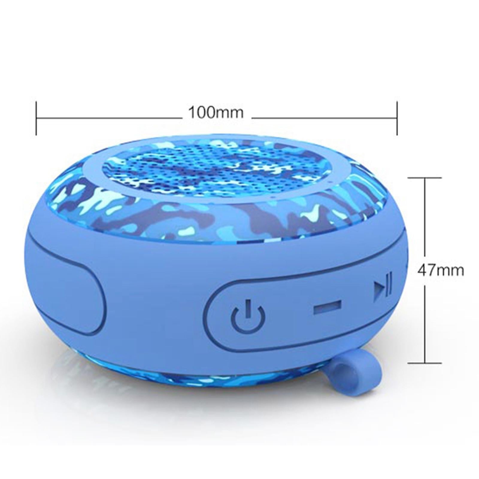 Portable Waterproof Bluetooth Speaker Floating for Pool Beach Boating Blue