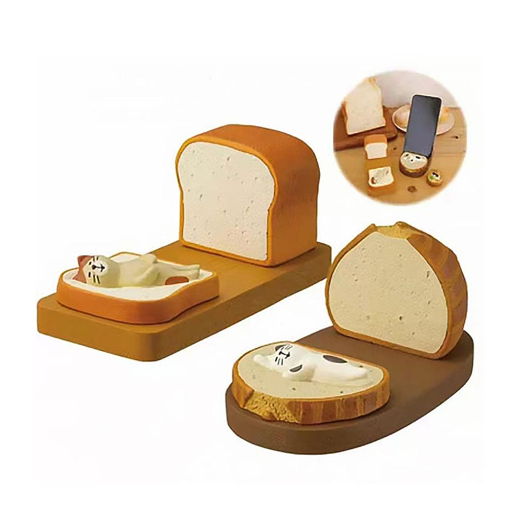 Desktop Creative Phone Holder for Tablets PC Couple  13.5x6x5cm Toast