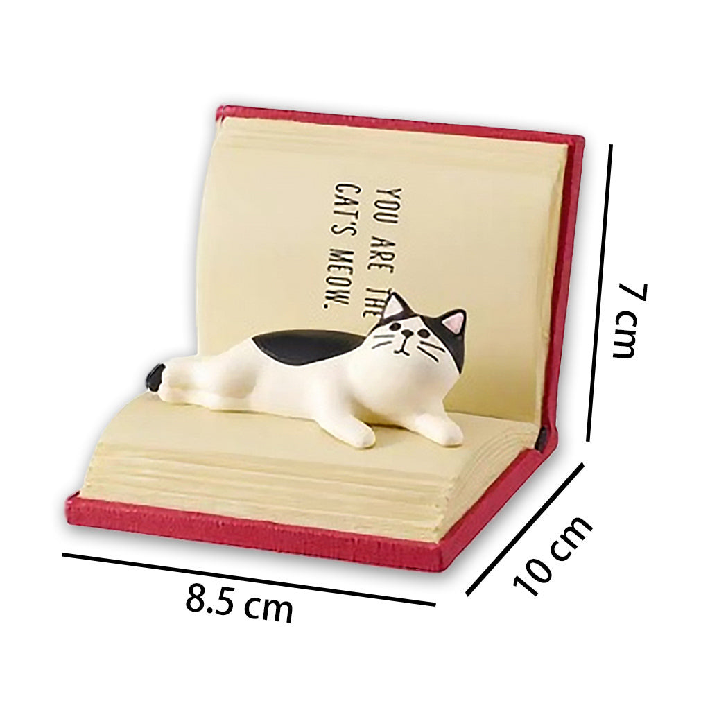 Desktop Creative Phone Holder for Tablets PC Couple  8.5xx10x7cm  Book Cat