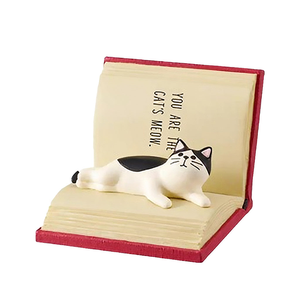 Desktop Creative Phone Holder for Tablets PC Couple  8.5xx10x7cm  Book Cat