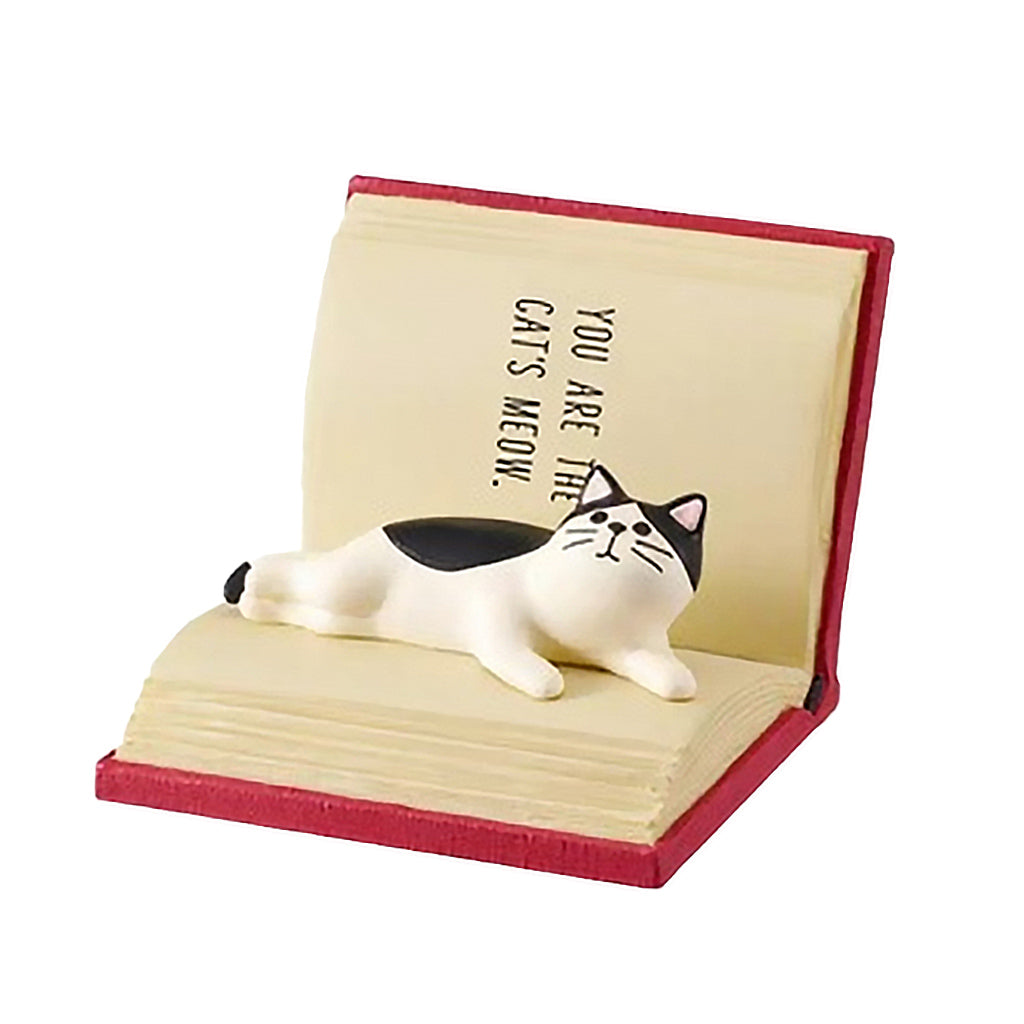 Desktop Creative Phone Holder for Tablets PC Couple  8.5xx10x7cm  Book Cat