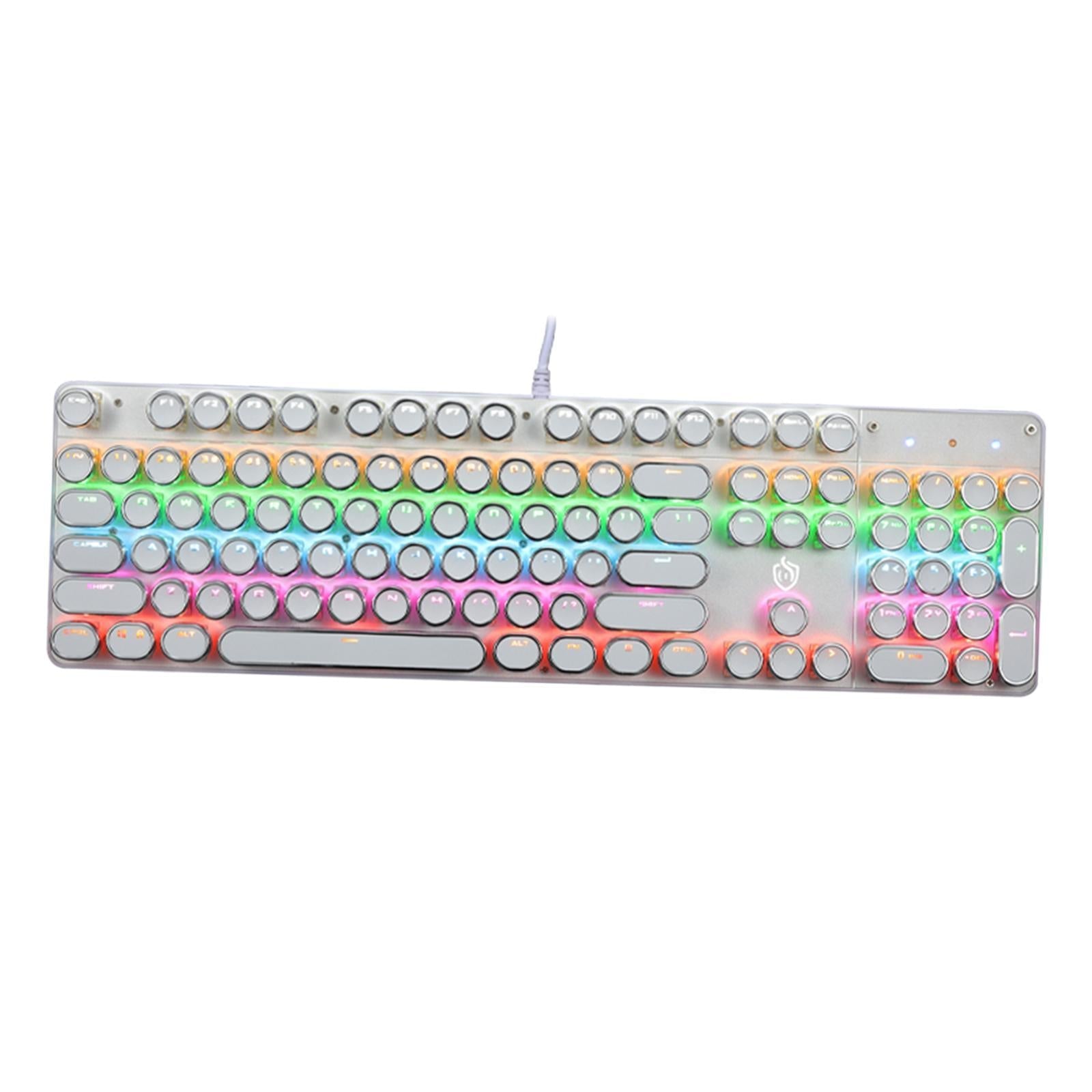 Mechanical Keyboard for Esports Hiwings Keyboard Mouse Light for Office White K900-7