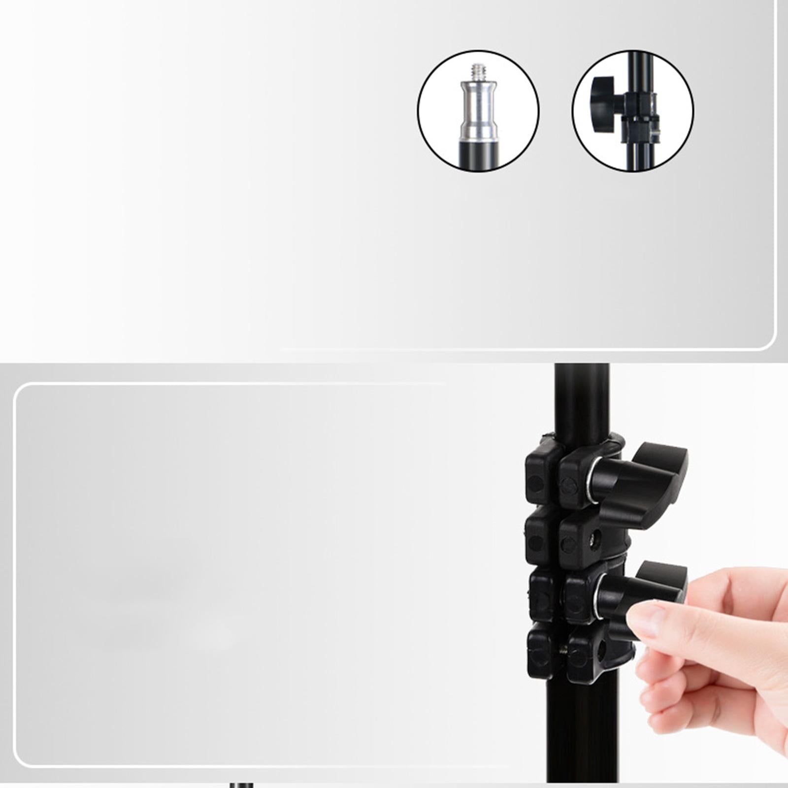 Projector Tripod Stand Foldable with Adjustable Height Computer Holder Mount 0.6m Holder Tray