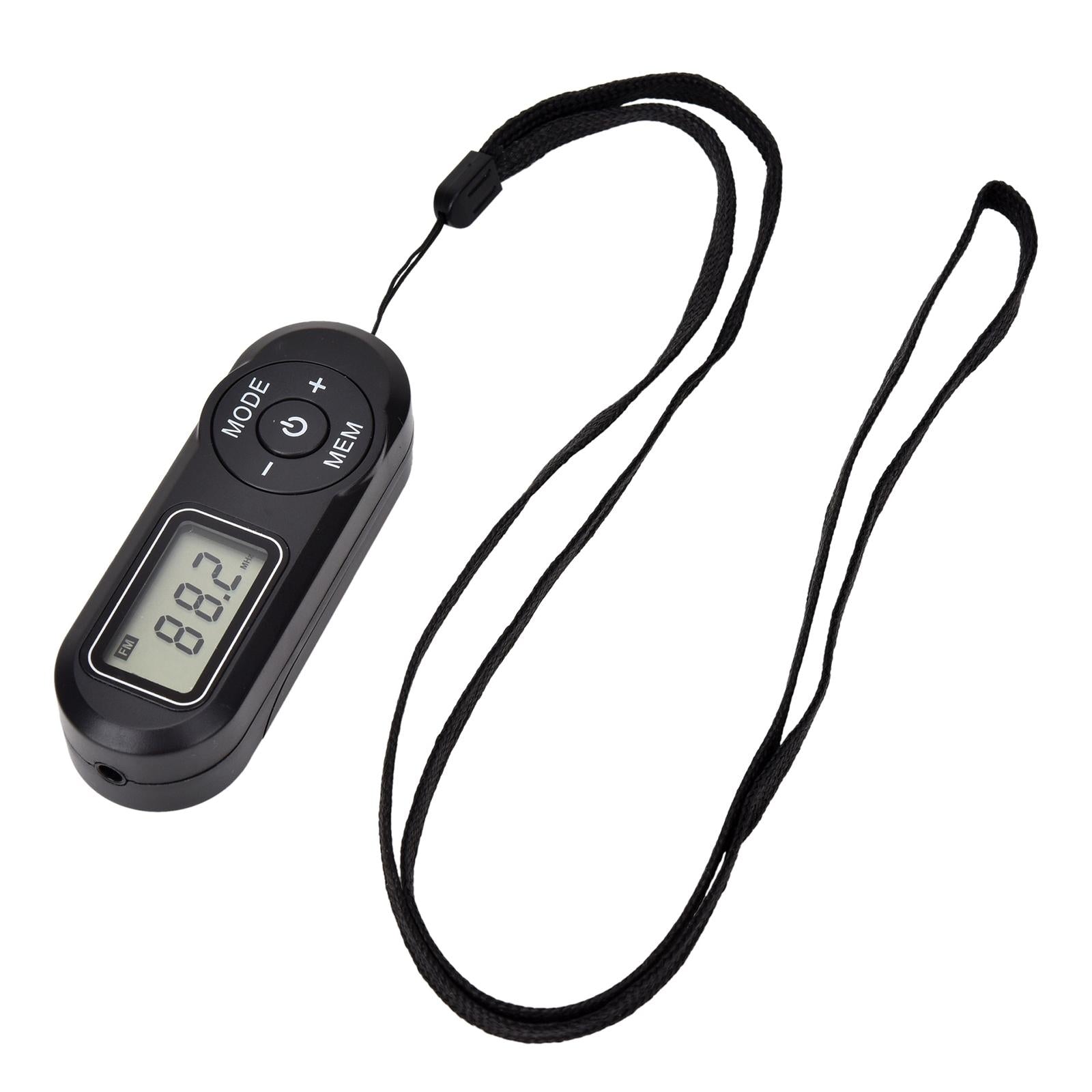 Portable Pocket FM Radio Receiver MP3 Player with Headphones for Jogging