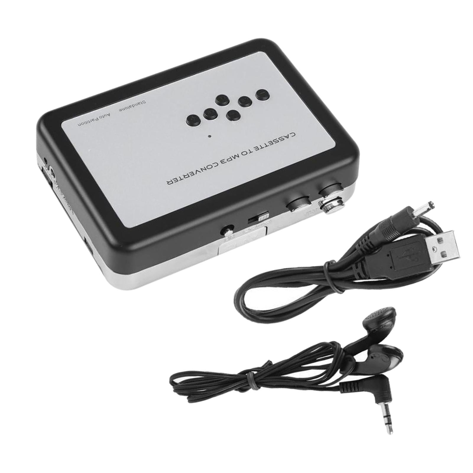 USB Cassette to MP3 Converter Captue Adapter Audio Music Player