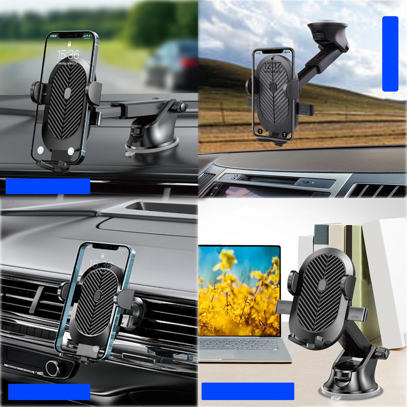 Car Phone Mount Phone Holder for Car Dashboard Air Vent Rotation Suction Cup