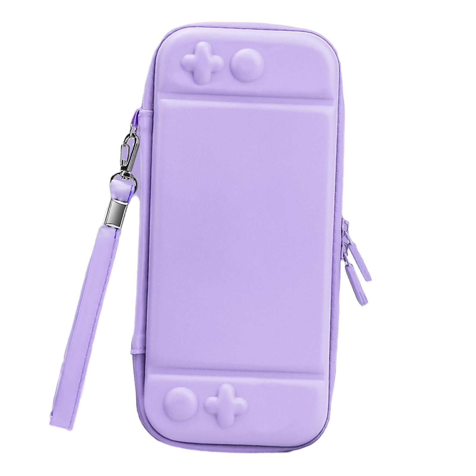 Carrying Case Cute Waterproof for NS Switch Lite Large Storage Space Purple