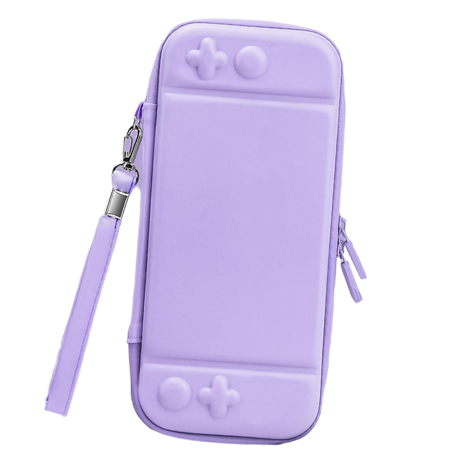 Carrying Case Cute Waterproof for NS Switch Lite Large Storage Space Purple