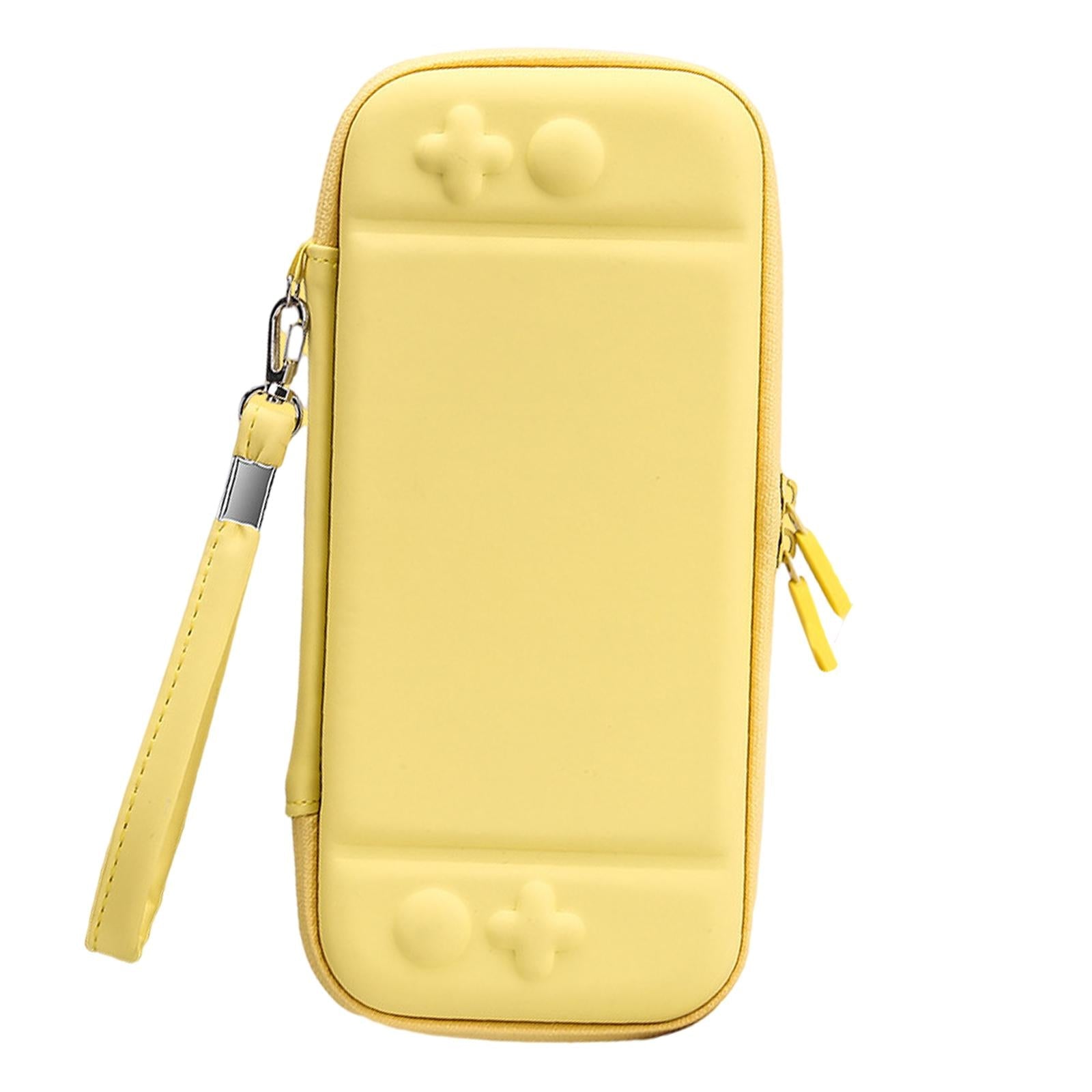 Carrying Case Cute Waterproof for NS Switch Lite Large Storage Space Yellow