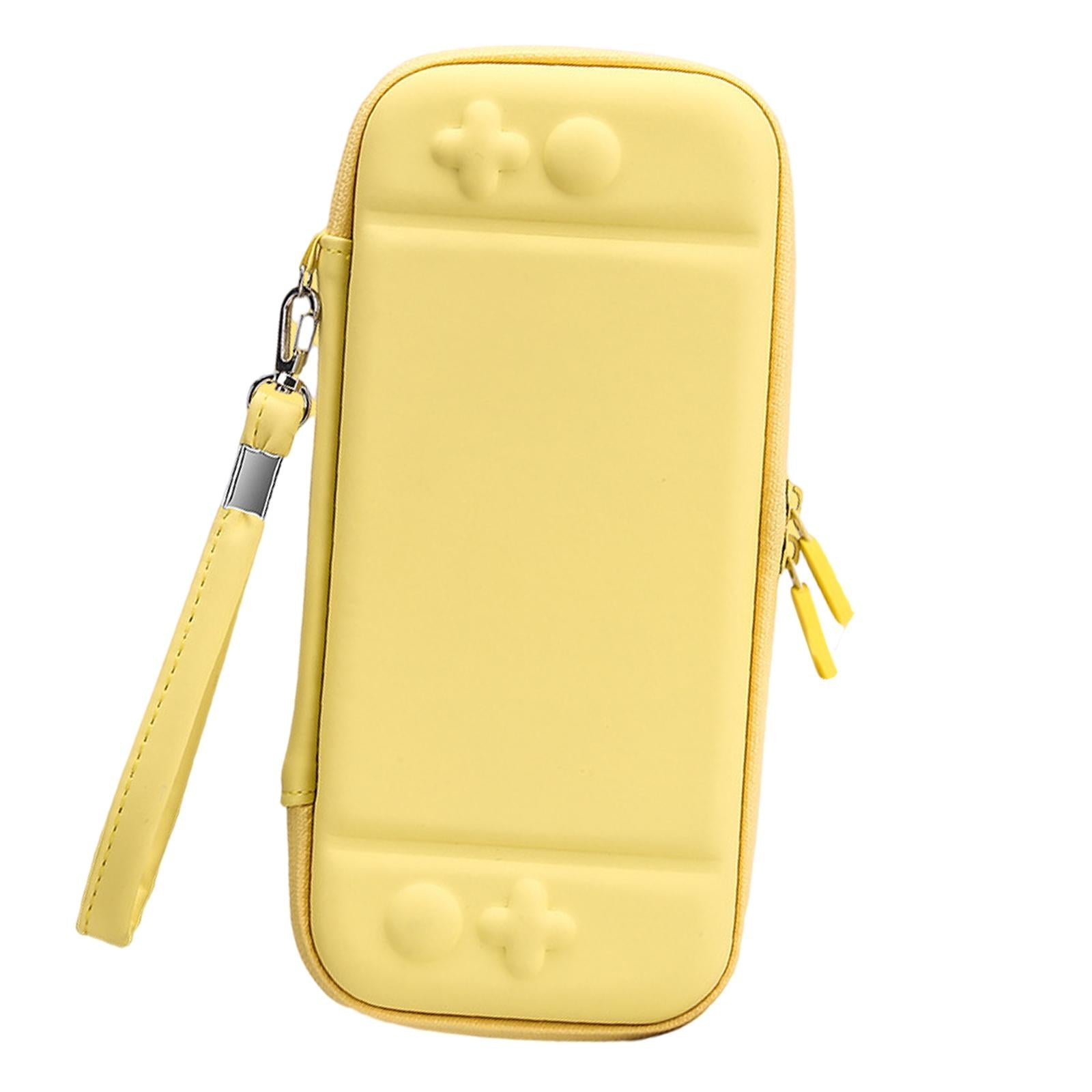 Carrying Case Cute Waterproof for NS Switch Lite Large Storage Space Yellow