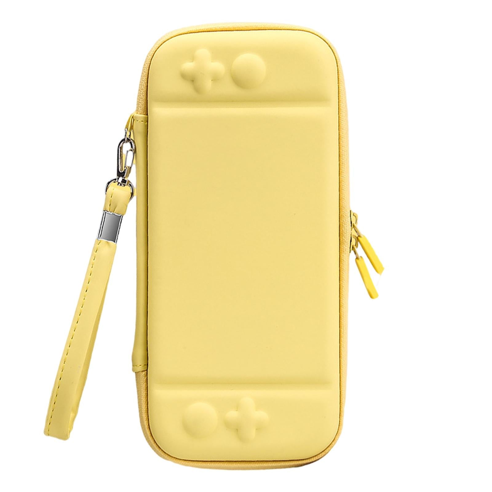 Carrying Case Cute Waterproof for NS Switch Lite Large Storage Space Yellow