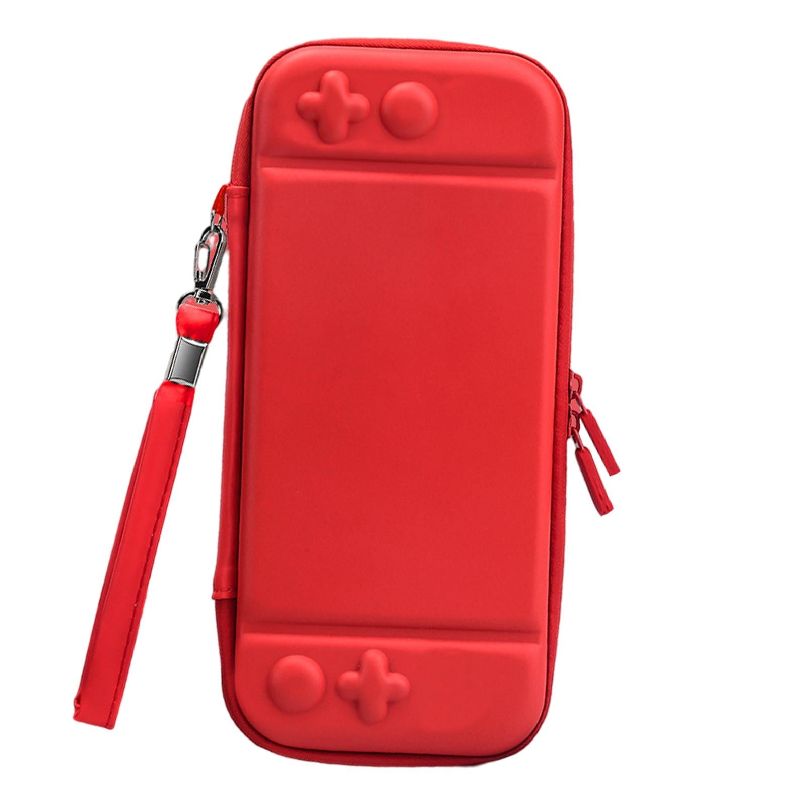 Carrying Case Cute Waterproof for NS Switch Lite Large Storage Space Red