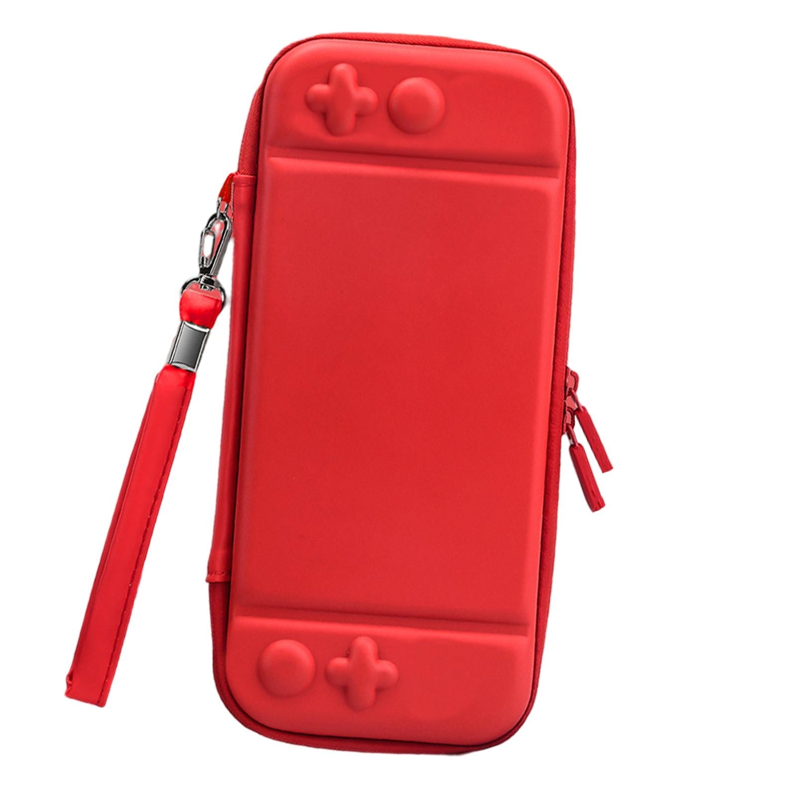 Carrying Case Cute Waterproof for NS Switch Lite Large Storage Space Red