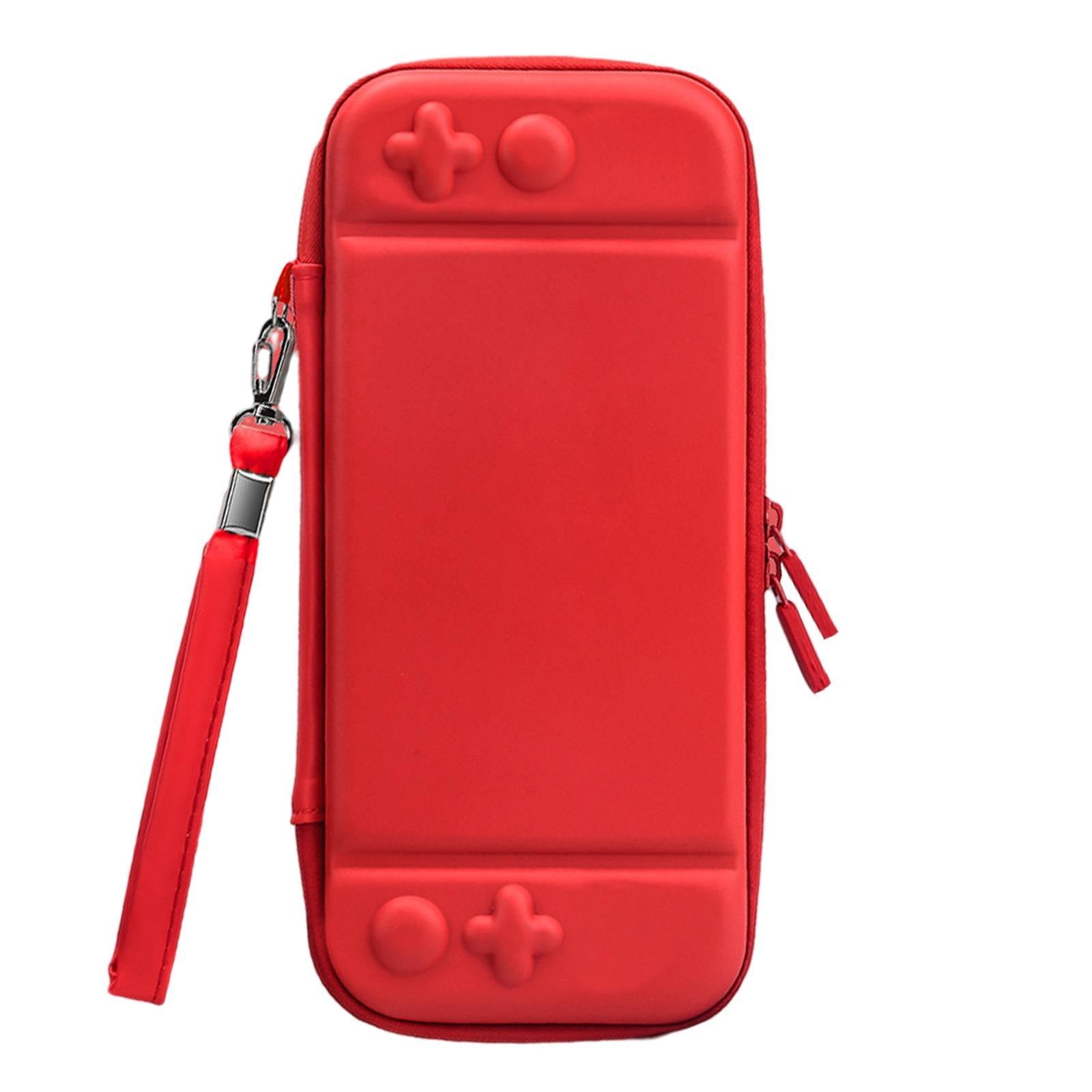 Carrying Case Cute Waterproof for NS Switch Lite Large Storage Space Red