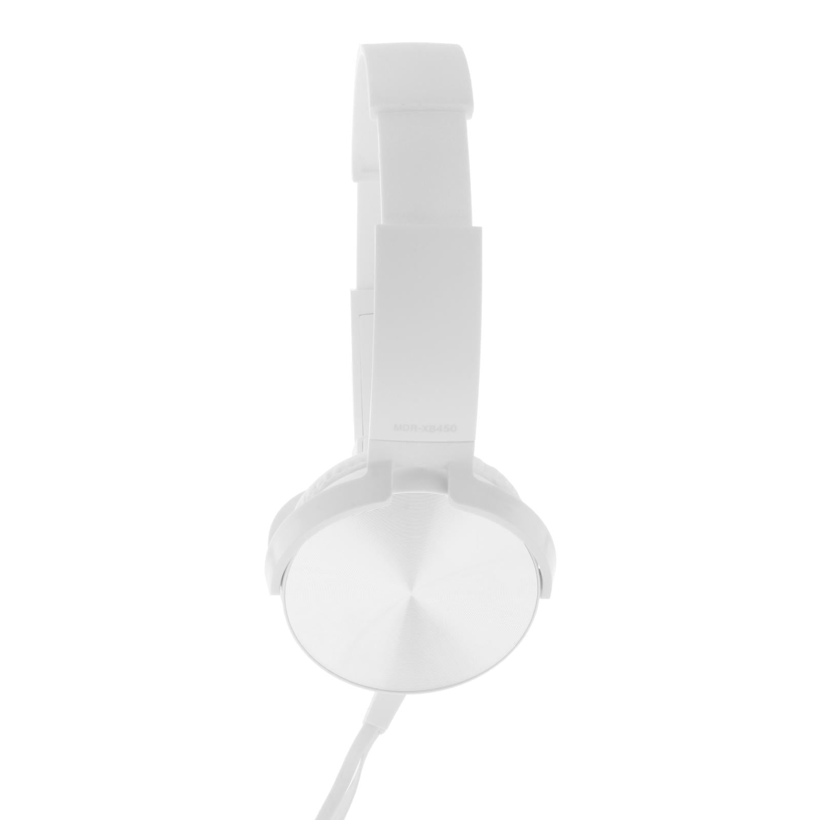 XB450 Wired Headset Over Ear for Tablet Computer Laptop Notebook white