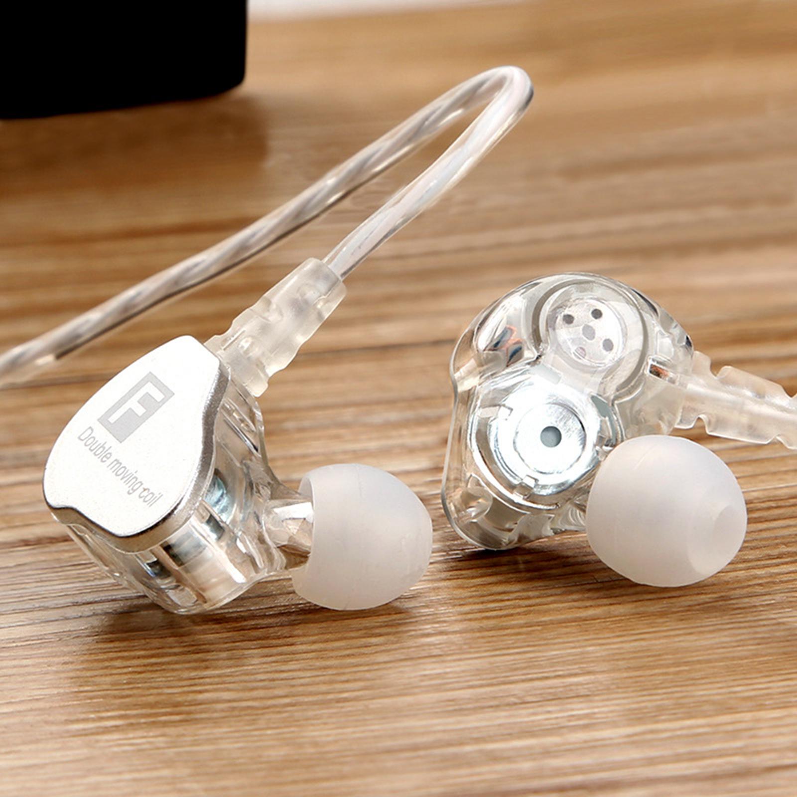 Earphones Headphones Wired in-Ear Earbuds Hi-fi Headset Stereo  White