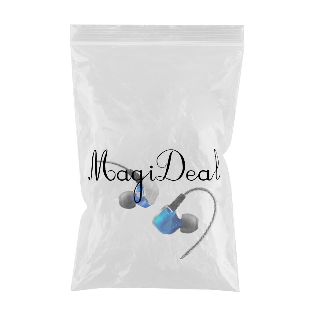 Earphones Headphones Wired in-Ear Earbuds Hi-fi Headset Stereo  Blue