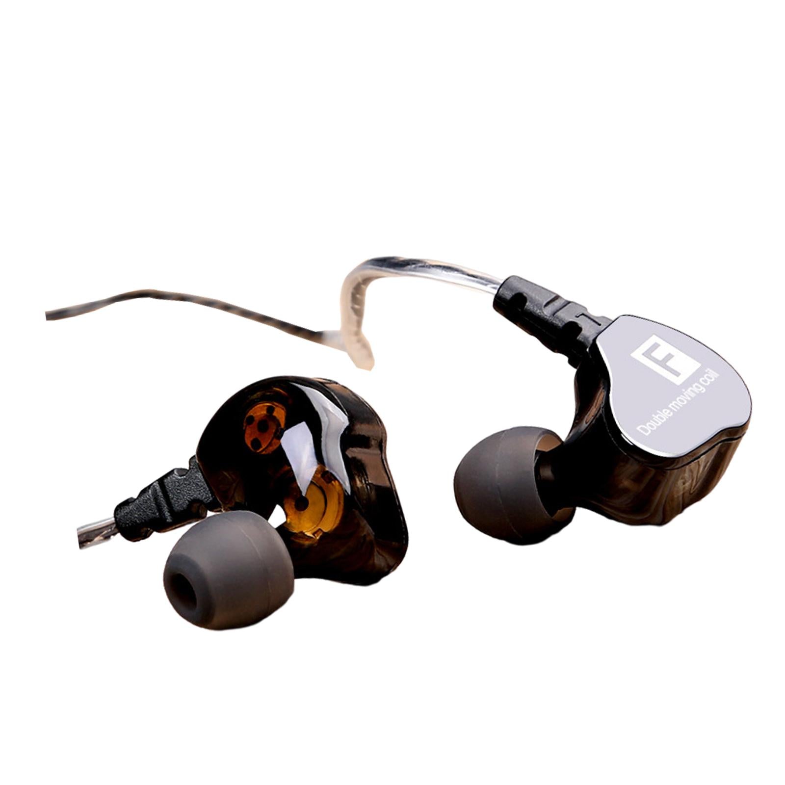 Earphones Headphones Wired in-Ear Earbuds Hi-fi Headset Stereo  Black