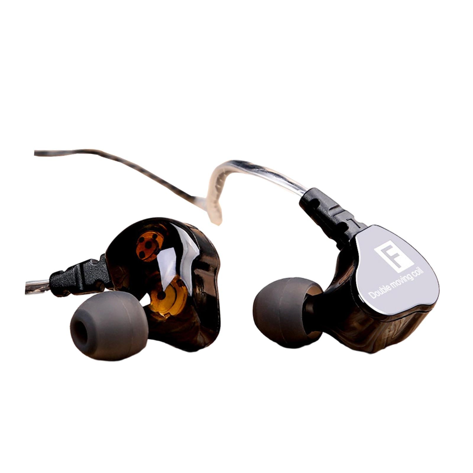 Earphones Headphones Wired in-Ear Earbuds Hi-fi Headset Stereo  Black