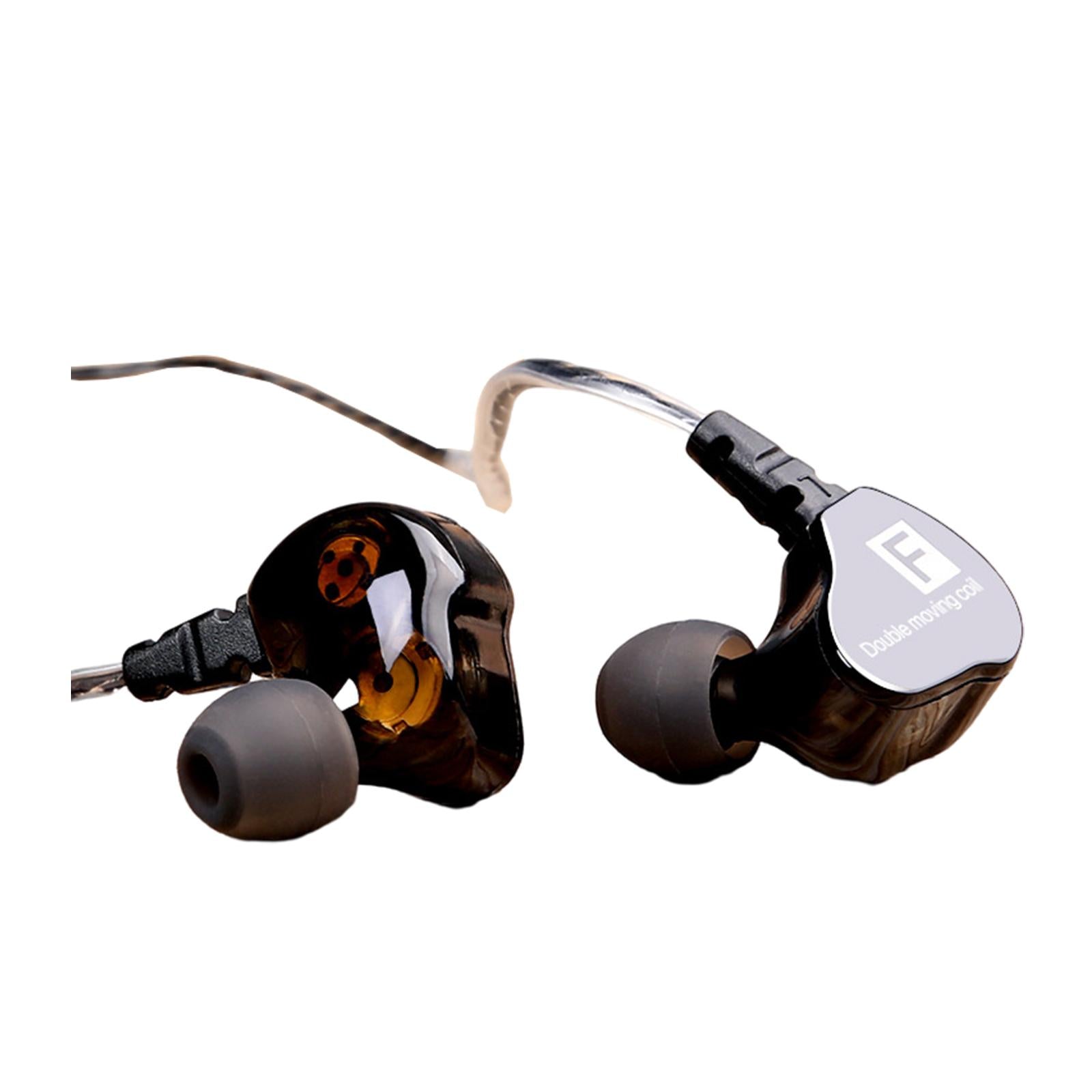 Earphones Headphones Wired in-Ear Earbuds Hi-fi Headset Stereo  Black