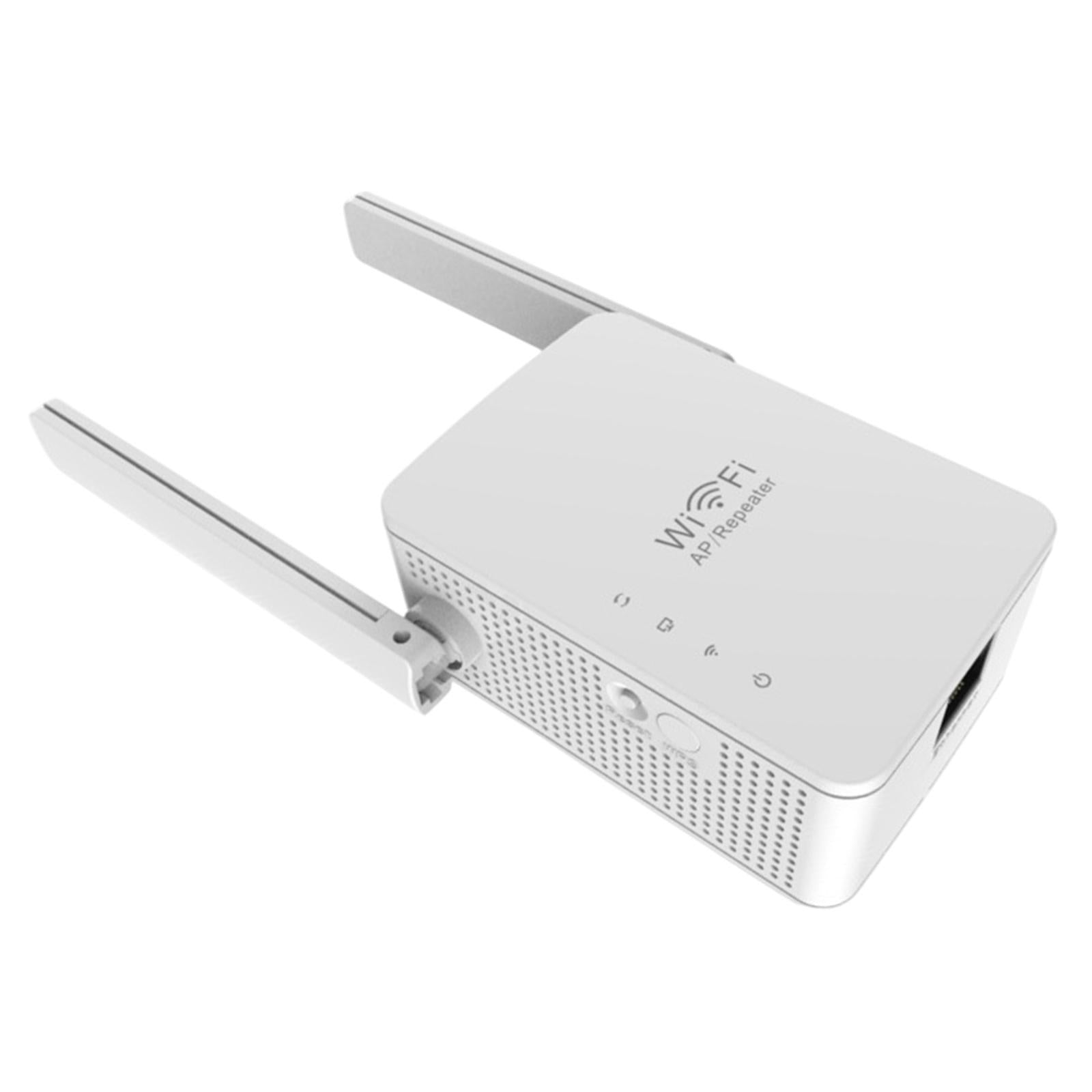 WiFi Repeater WiFi Singal Booster Range Extender 300Mbps 2.4G Plug-EU White