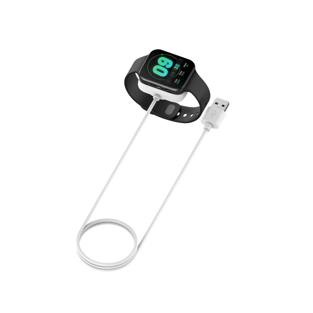 1M USB Charger Cradle Dock Portable for Oppo Watch1 Wristband White For 46mm