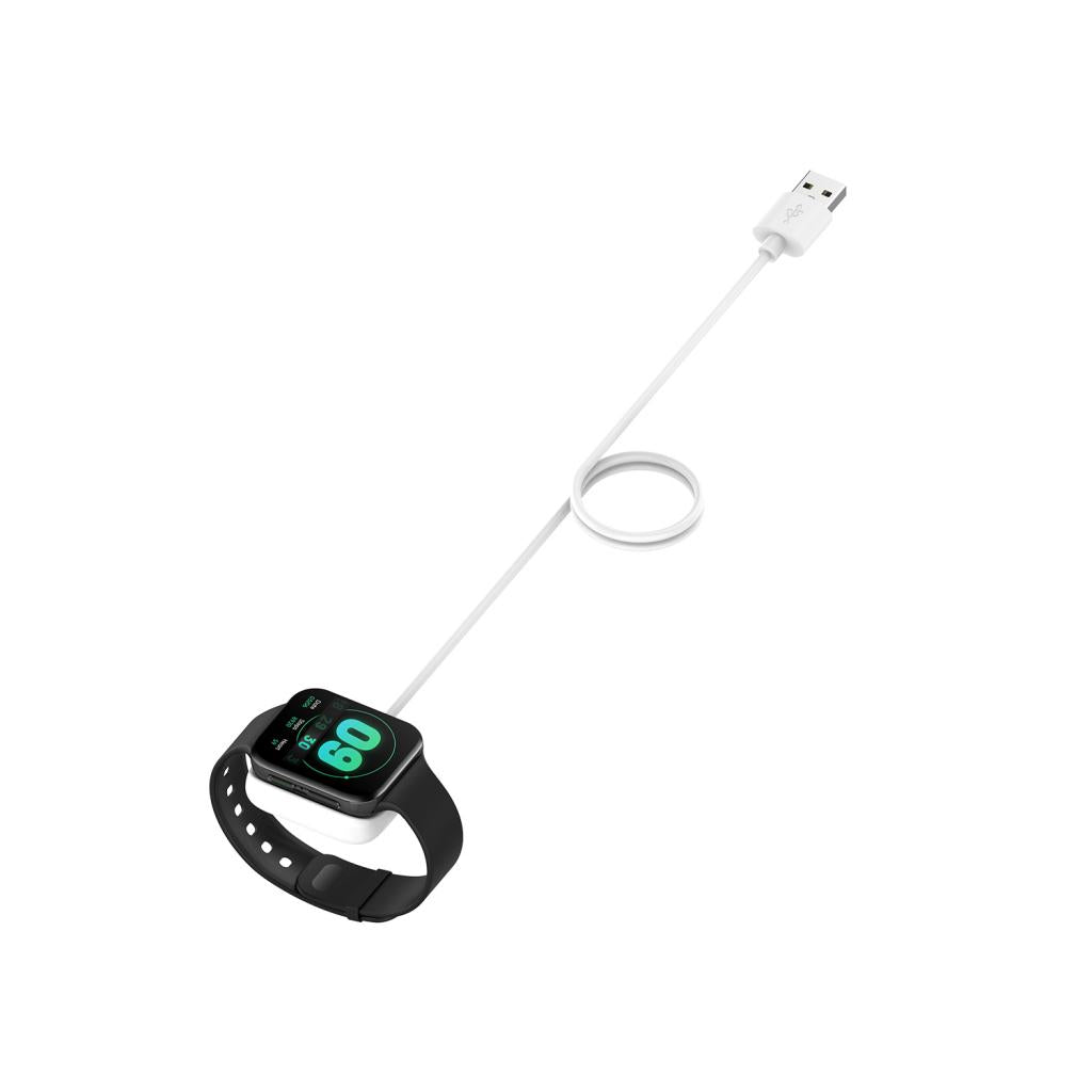 1M USB Charger Cradle Dock Portable for Oppo Watch1 Wristband White For 46mm