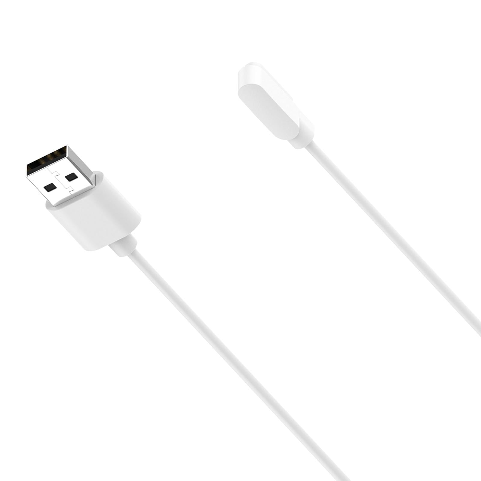 1.2m USB Charging Cable Magnetic for Oww206 Oww208 Watch Wristband White