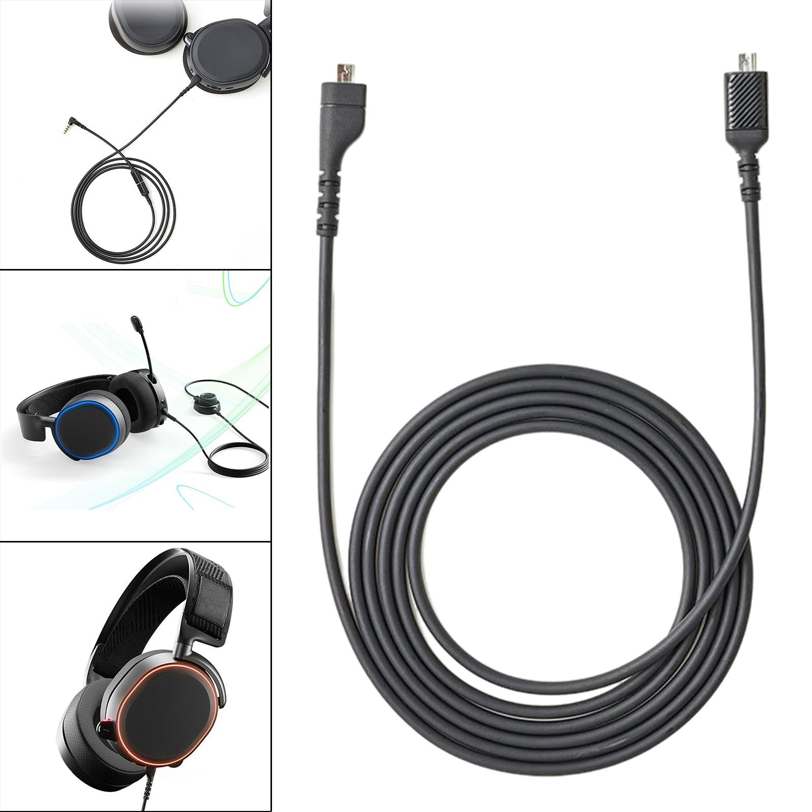 Sound Card Audio Cable For Steel-Series Arctis 3/5/7 Pro Headphone Sound Card Cable  8Pin to 8Pin