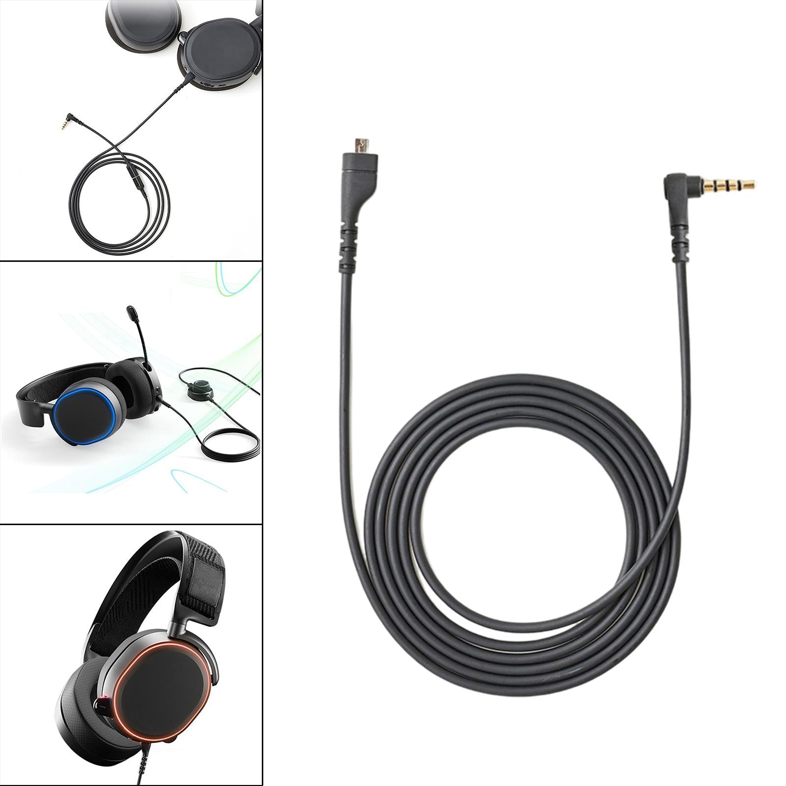 Sound Card Audio Cable For Steel-Series Arctis 3/5/7 Pro Headphone Conversion Line  16cm