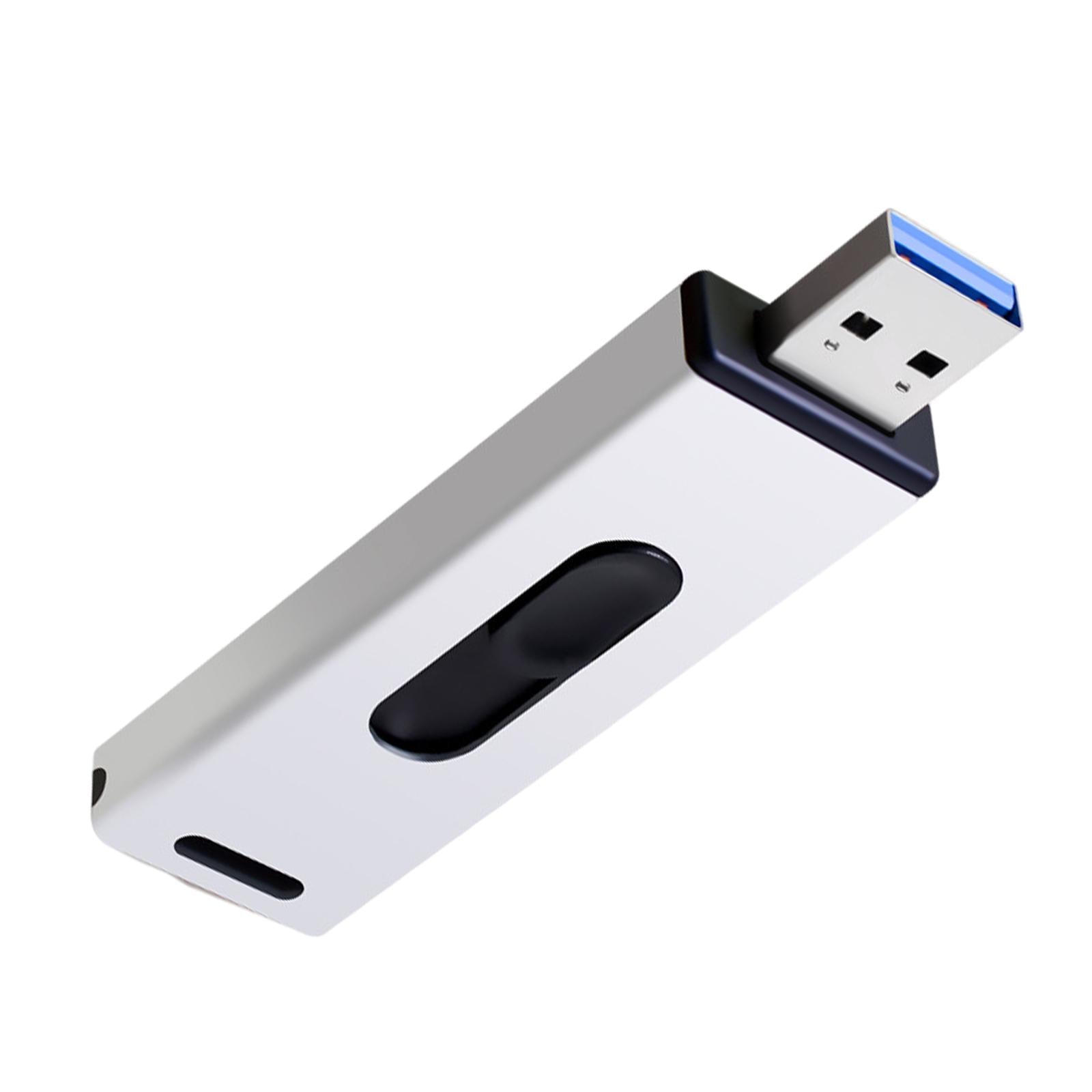 USB 3.1 Flash Disk Super Speed Memory Stick for Computer Gadget White 256GB