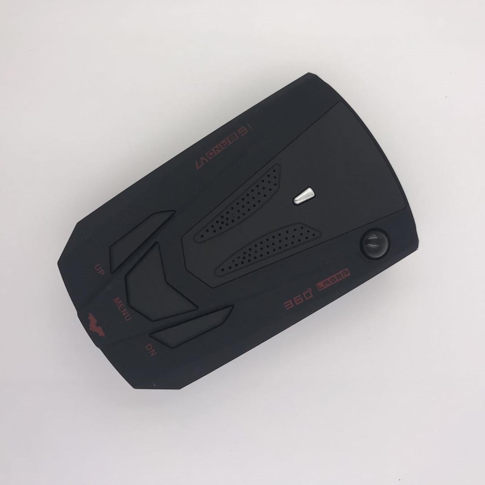 V7 360 Degree 16 Band Car Detector Laser Speed Detector Black