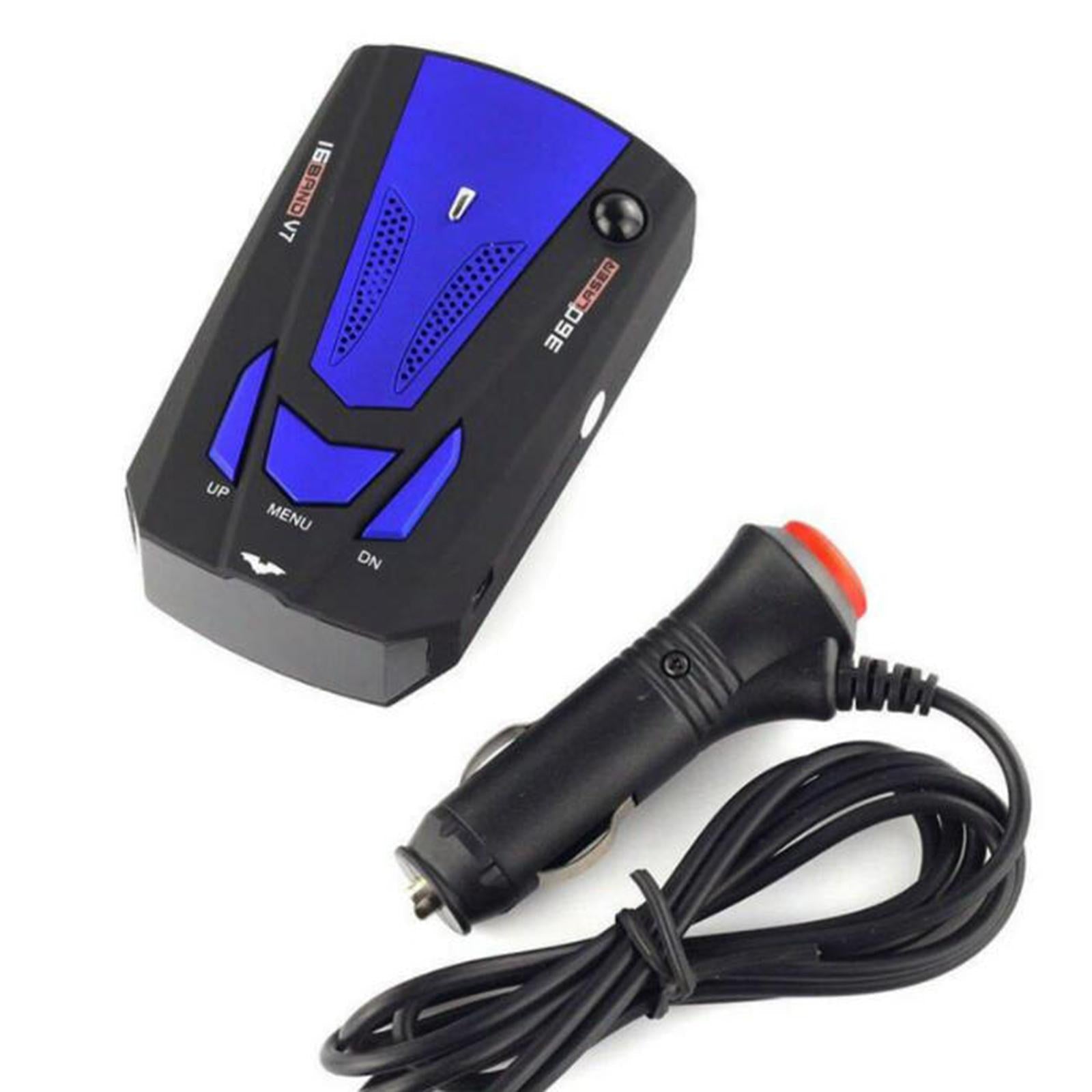 V7 360 Degree 16 Band Car Detector Laser Speed Detector Black