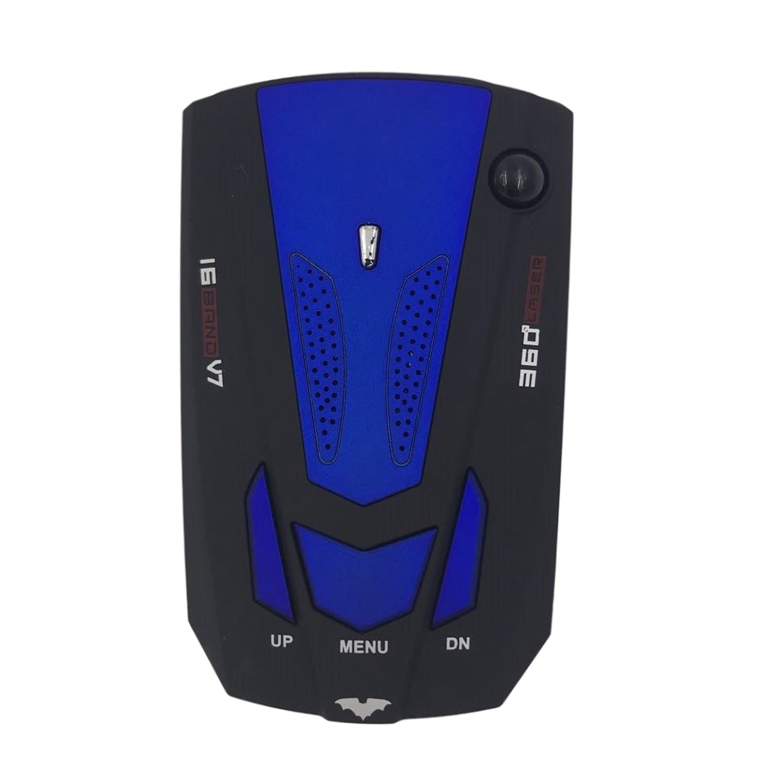 V7 360 Degree 16 Band Car Detector Laser Speed Detector Blue