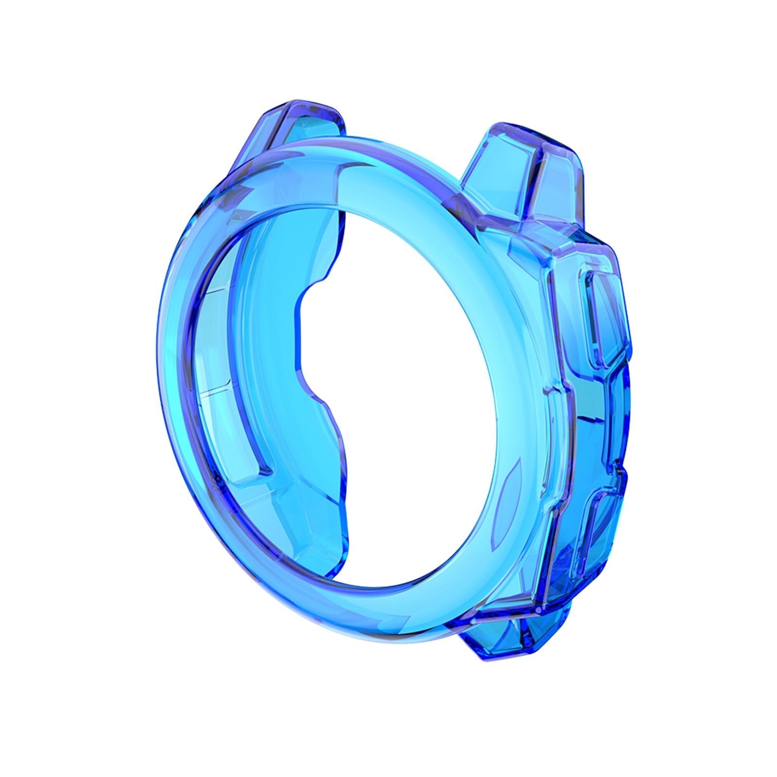 TPU Protective Case Shell Full Body for Garmin Instinct Smartwatch  Blue