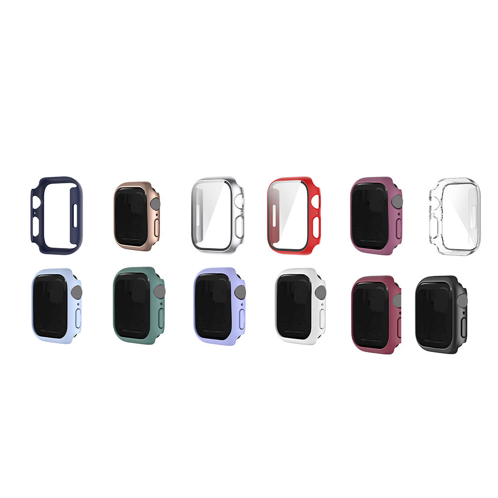 45mm Bumper Frame Protective Case Waterproof for iWatch Series 7 Deep Blue