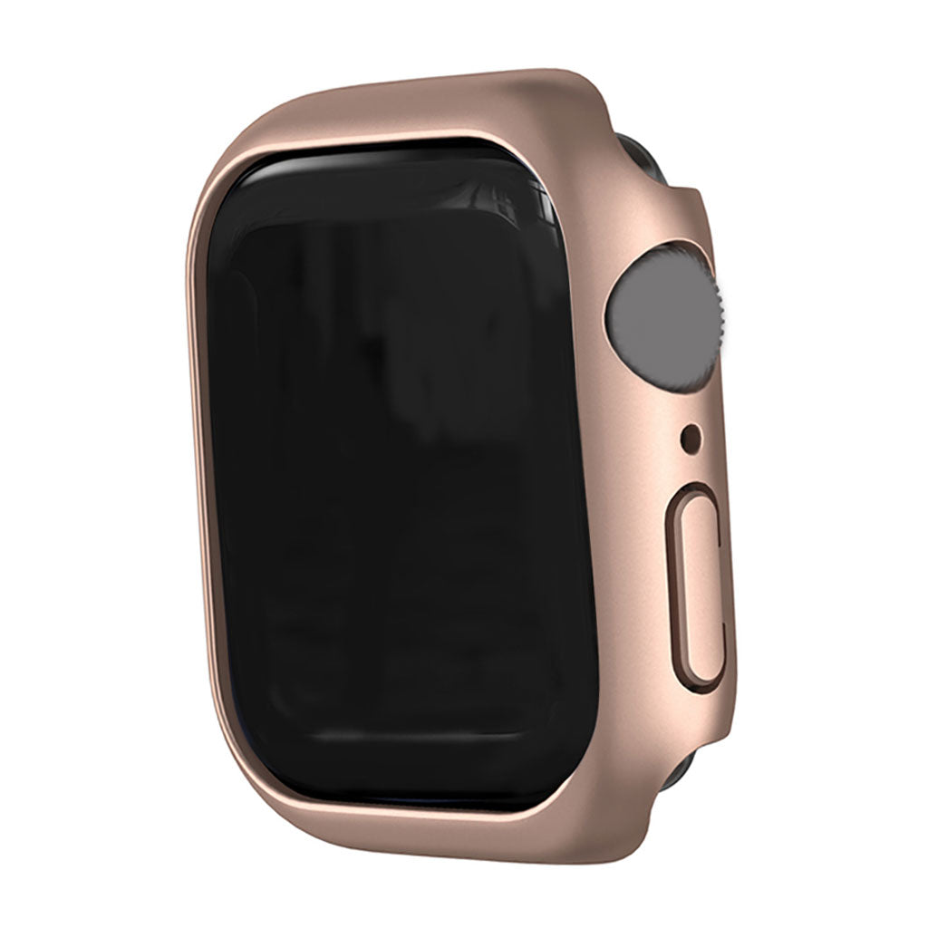 45mm Bumper Frame Protective Case Waterproof for iWatch Series 7 Rose Gold