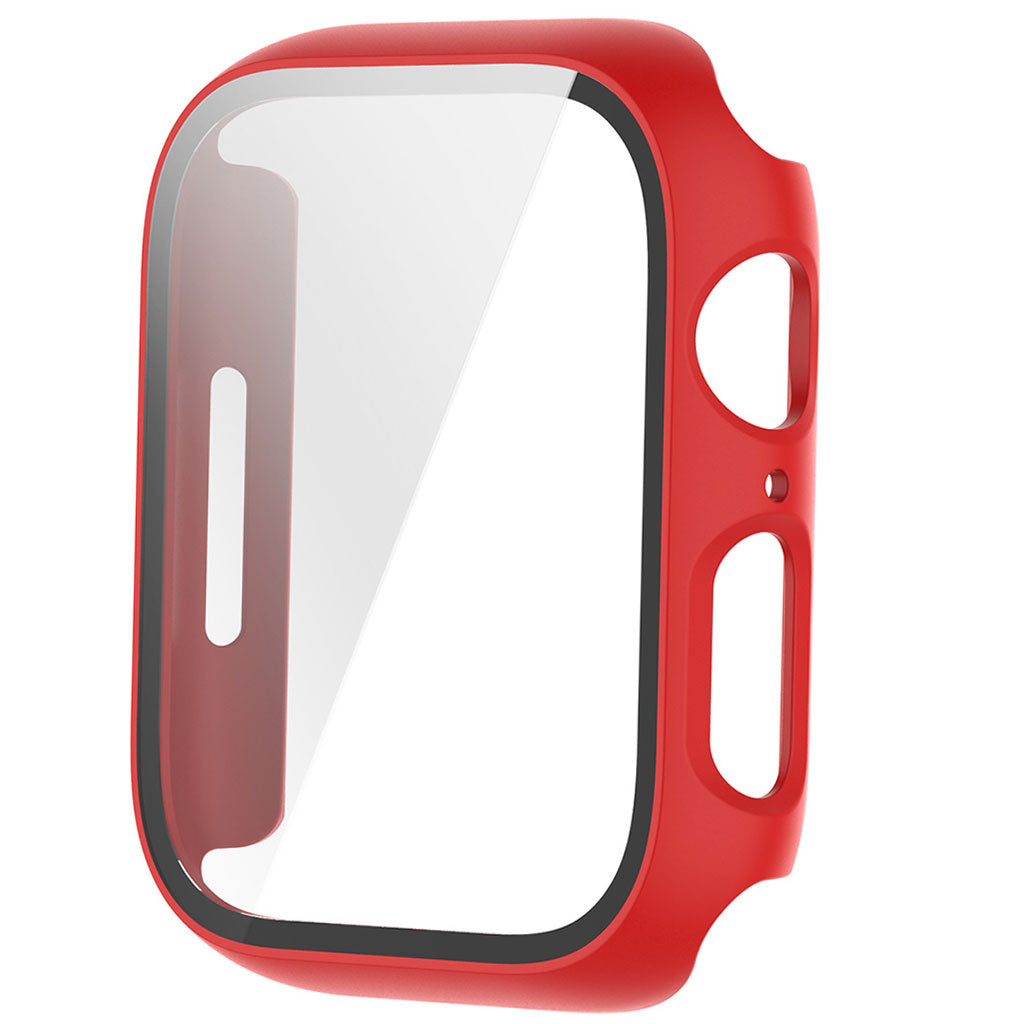 45mm Bumper Frame Protective Case Waterproof for iWatch Series 7 Red