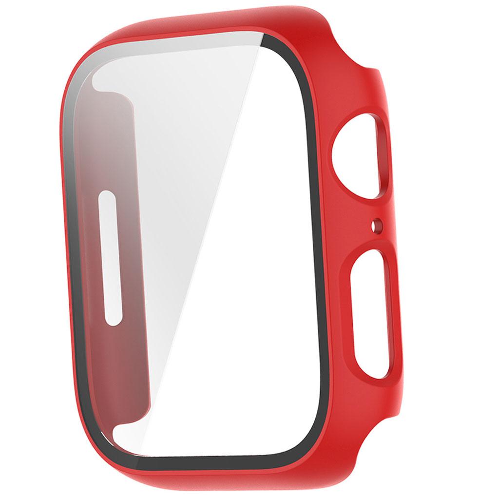 45mm Bumper Frame Protective Case Waterproof for iWatch Series 7 Red