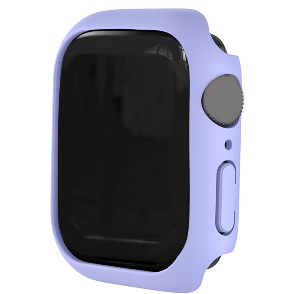 45mm Bumper Frame Protective Case Waterproof for iWatch Series 7 Purple