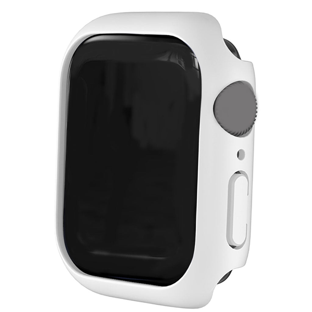 45mm Bumper Frame Protective Case Waterproof for iWatch Series 7 White