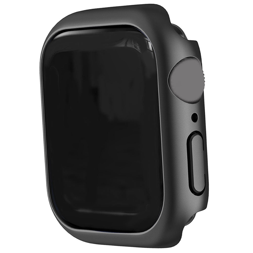 45mm Bumper Frame Protective Case Waterproof for iWatch Series 7 Black