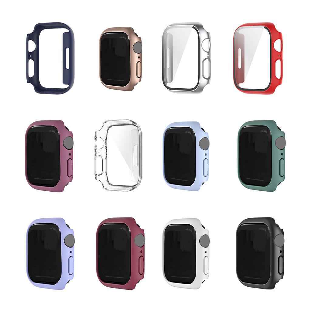 Watch Case Bumper Cover Scratches Defense for Apple Watch 7 41mm Women Men Blue