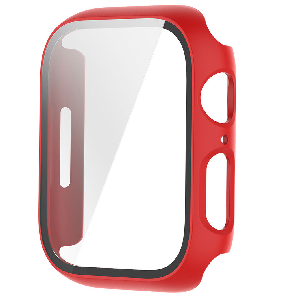 Watch Case Bumper Cover Scratches Defense for Apple Watch 7 41mm Women Men Red